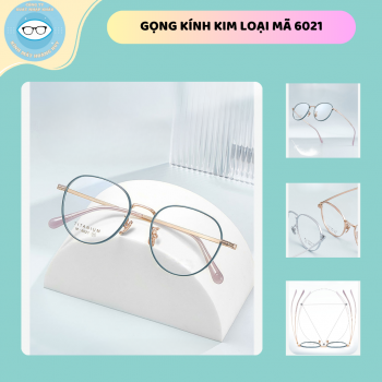 Gọng kim loại mã 6021
